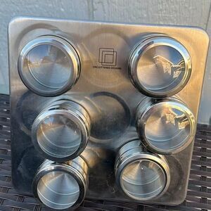 Stainless Steel Spice Storage Uncluttered Designs